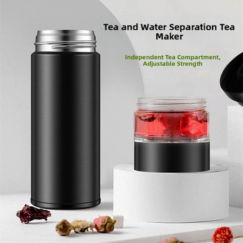 Τσάι διαχωρισμού νερού κενού μόνωση φλιτζάνι ανδρικό γραφείο τσάι υψηλής ποιότητας αυτοκίνητο υψηλής ποιότητας φορητό φλιτζάνι από ανοξείδωτο ατσάλι 304 υψηλής ποιότητας