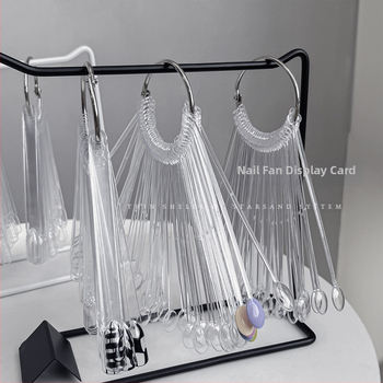 Nagų dailės ventiliatoriaus demonstracinė kortelė, 50 kvadratinių apvalių šaukštų, ovali, spalvota, juodai balta, geležinė, didmeninė prekyba