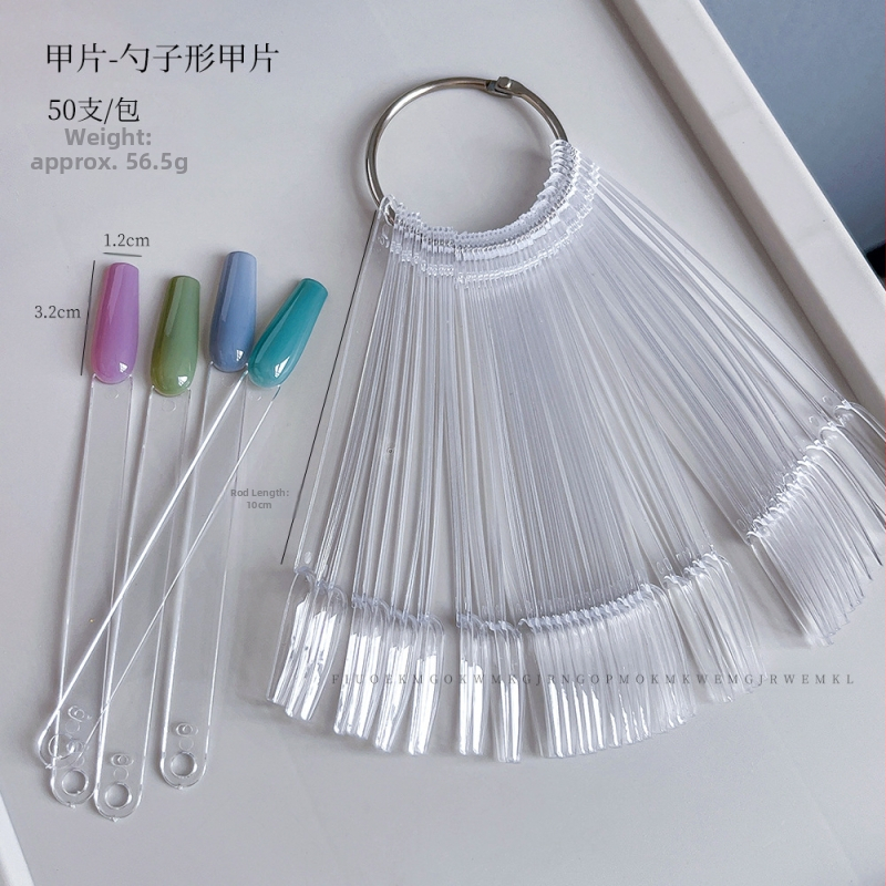 Nagų dailės ventiliatoriaus demonstracinė kortelė, 50 kvadratinių apvalių šaukštų, ovali, spalvota, juodai balta, geležinė, didmeninė prekyba