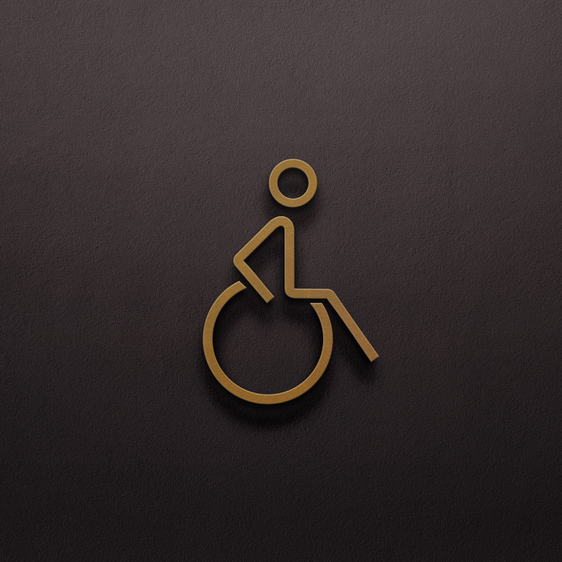 Parduotuvės viešbutis B ir B 3D trimatis vyrų tualeto, moterų tualeto sienos lipdukas, tualeto durų ir tualeto ženklas