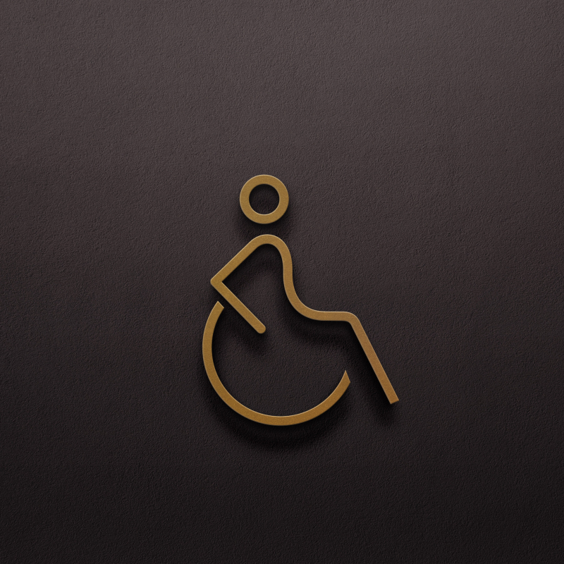 Parduotuvės viešbutis B ir B 3D trimatis vyrų tualeto, moterų tualeto sienos lipdukas, tualeto durų ir tualeto ženklas