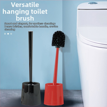 Riputatav WC-hari, mitte-torkav alusega, tualett, tualett, tualettpuhastushari, surnud nurgata WC-puhastusharja komplekt