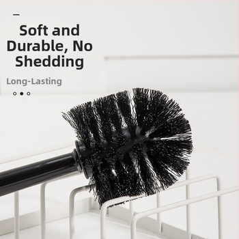 Riputatav WC-hari, mitte-torkav alusega, tualett, tualett, tualettpuhastushari, surnud nurgata WC-puhastusharja komplekt