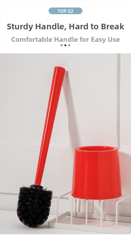 Riputatav WC-hari, mitte-torkav alusega, tualett, tualett, tualettpuhastushari, surnud nurgata WC-puhastusharja komplekt