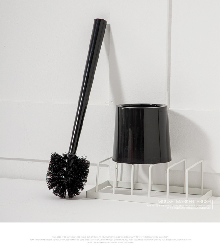 Riputatav WC-hari, mitte-torkav alusega, tualett, tualett, tualettpuhastushari, surnud nurgata WC-puhastusharja komplekt