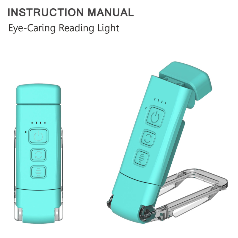 Нова нощна лампа с щипка за четене на книги с USB зареждане, преносима настолна лампа, защита на очите, мини LED лампа за книги с карти