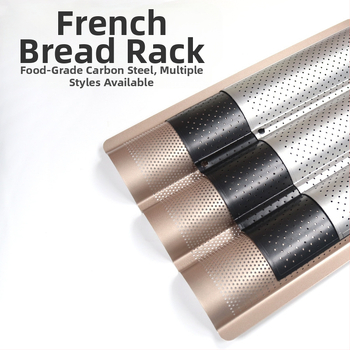 Prantsuse saia rest Prantsuse baguette baguette 4-tasane 3-tasane Prantsuse baguette baguette küpsetusplaat vorm mittenakkuva taina küpsetusvorm