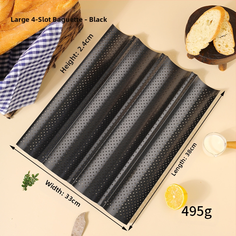 Prantsuse saia rest Prantsuse baguette baguette 4-tasane 3-tasane Prantsuse baguette baguette küpsetusplaat vorm mittenakkuva taina küpsetusvorm
