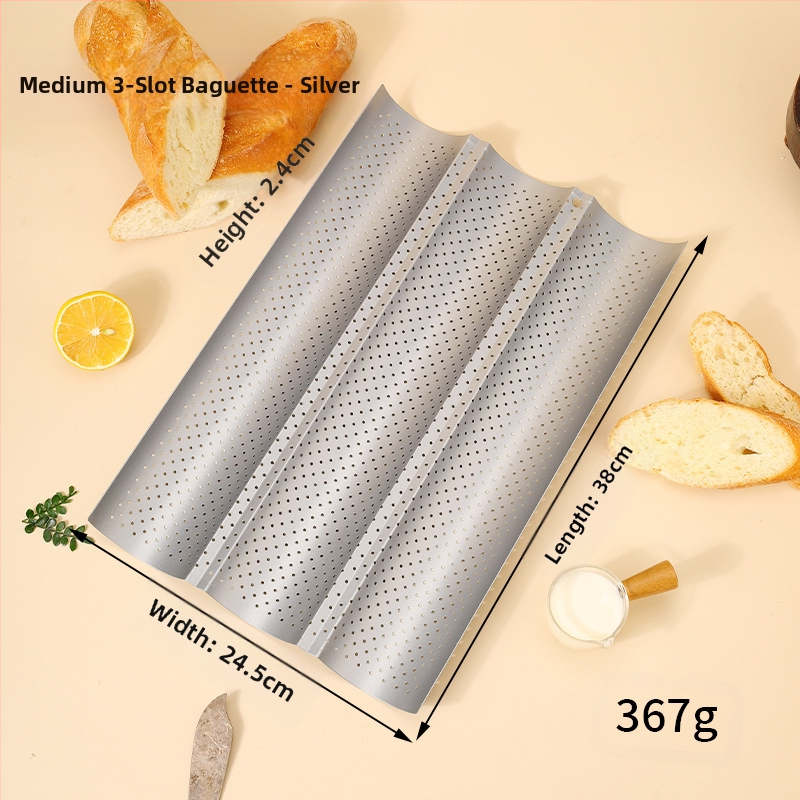 Prantsuse saia rest Prantsuse baguette baguette 4-tasane 3-tasane Prantsuse baguette baguette küpsetusplaat vorm mittenakkuva taina küpsetusvorm