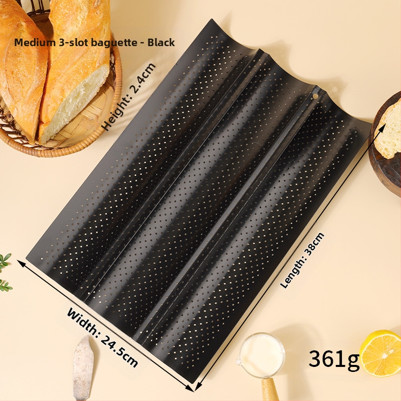 Prantsuse saia rest Prantsuse baguette baguette 4-tasane 3-tasane Prantsuse baguette baguette küpsetusplaat vorm mittenakkuva taina küpsetusvorm