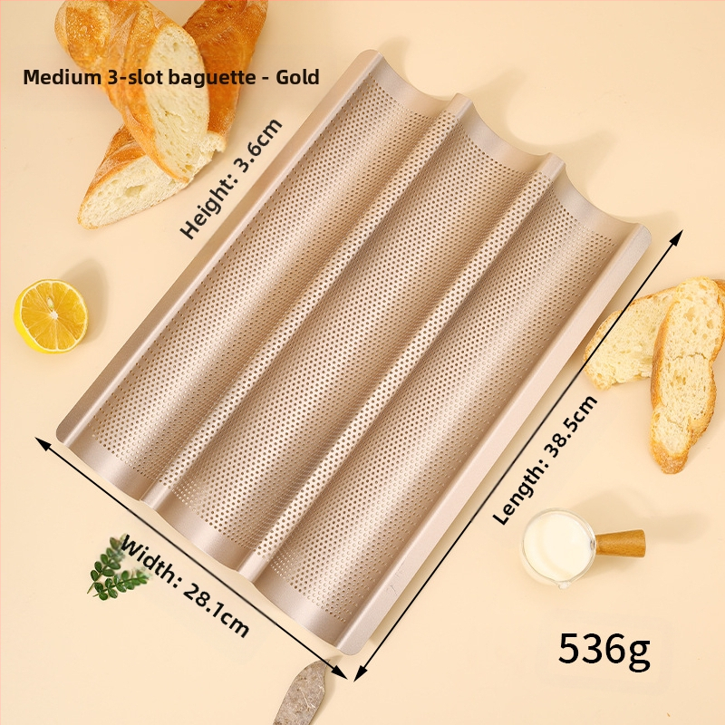 Prantsuse saia rest Prantsuse baguette baguette 4-tasane 3-tasane Prantsuse baguette baguette küpsetusplaat vorm mittenakkuva taina küpsetusvorm