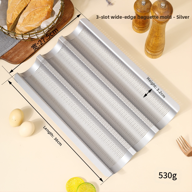 Prantsuse saia rest Prantsuse baguette baguette 4-tasane 3-tasane Prantsuse baguette baguette küpsetusplaat vorm mittenakkuva taina küpsetusvorm