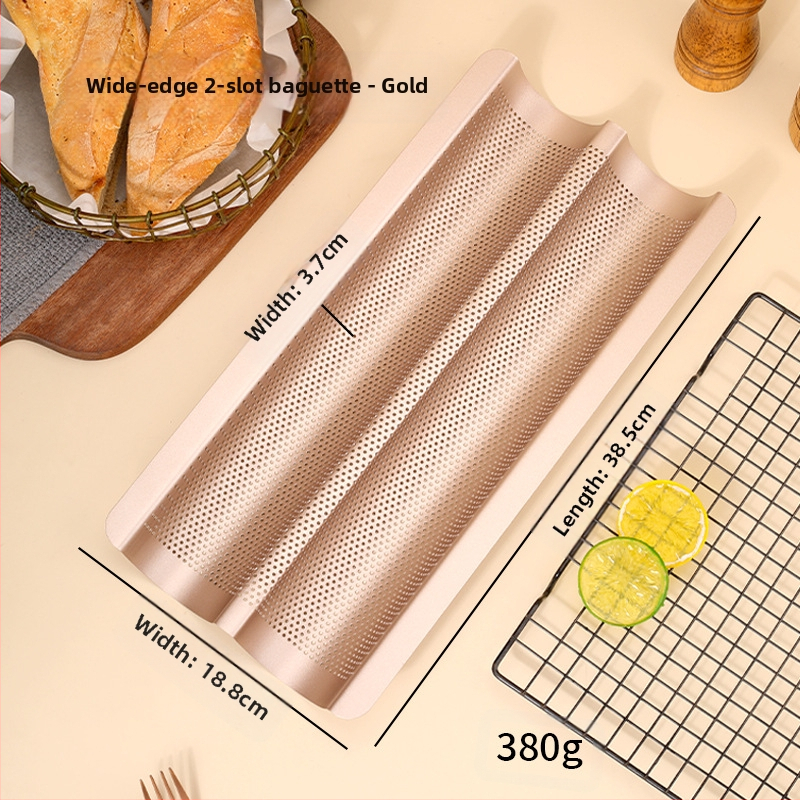 Prantsuse saia rest Prantsuse baguette baguette 4-tasane 3-tasane Prantsuse baguette baguette küpsetusplaat vorm mittenakkuva taina küpsetusvorm