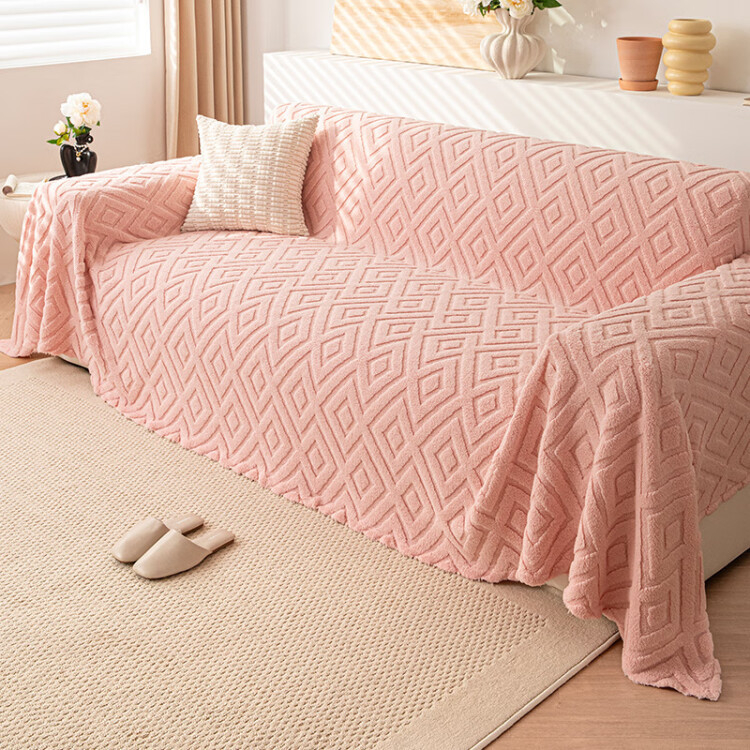 Novi krem ručnik za sofu s vjetrom iz 2024., sveobuhvatan, za jesen i zimu, plišani topli ručnik za sofu s suknjom, visokokvalitetna tkanina za navlaku Sense