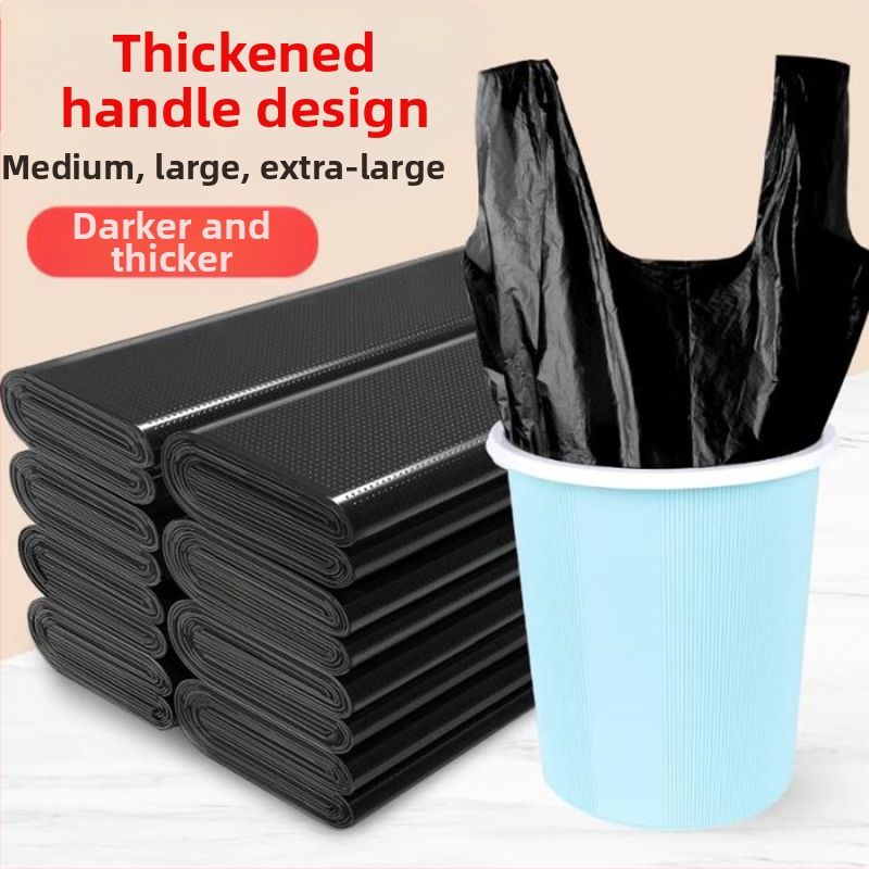 Didelis šiukšlių maišas, didelis storas, sunkiai sulaužomas, nešiojamas buitinis virtuvės maišelis, komercinis plastikinis maišelis, partija