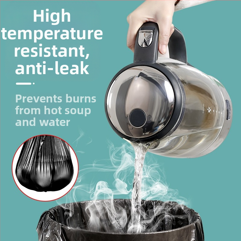 Голяма торба за боклук, голяма, дебела, не е лесна за счупване, преносима домакинска кухненска чанта, търговска жилетка, найлонова торба, партида