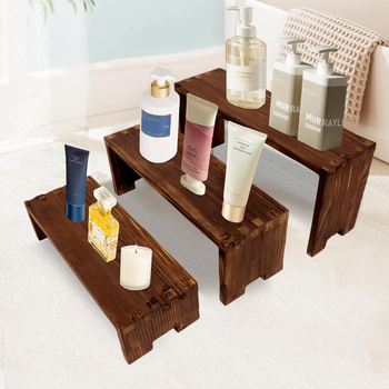 Ξύλινο εκρηκτικό κουτί τυφλού κουτιού, ράφι επίδειξης από μασίφ ξύλο, ράφι αποθήκευσης Dim Sum πολλαπλών στρώσεων, ράφι αποθήκευσης κοσμημάτων