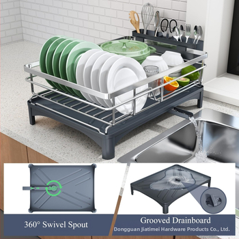 Köögi äravooluresti majapidamisse 304 roostevabast terasest lauanõude hoiukast suure mahutavusega multifunktsionaalne tööpinna kausiriiul