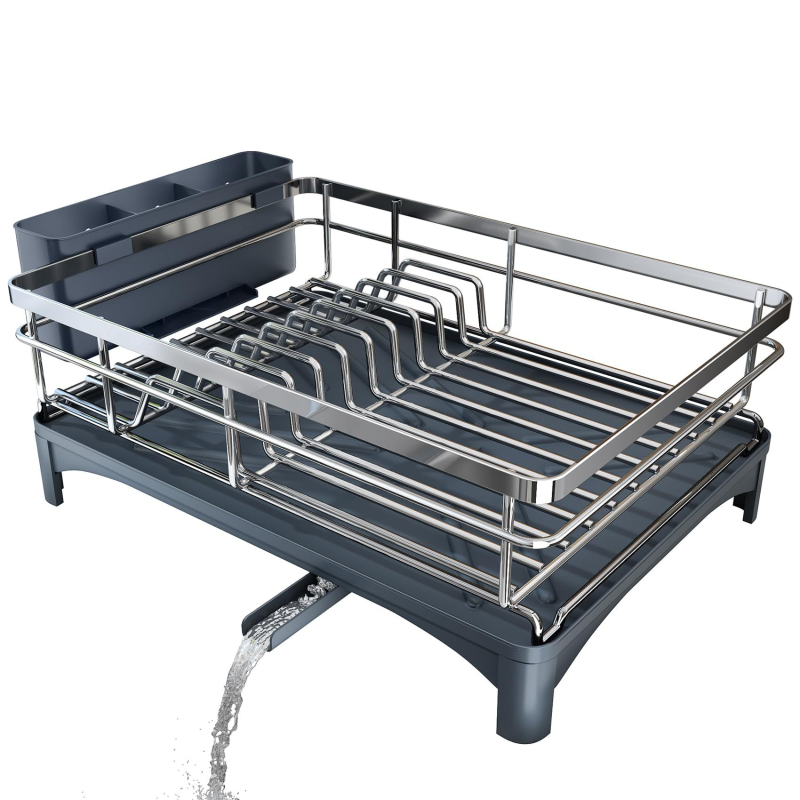 Köögi äravooluresti majapidamisse 304 roostevabast terasest lauanõude hoiukast suure mahutavusega multifunktsionaalne tööpinna kausiriiul