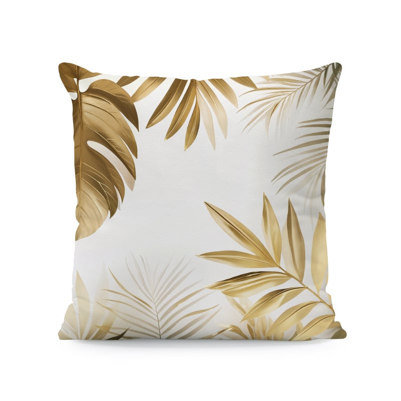 Калъфка за възглавница с бохемско цвете, абстрактна растителна калъфка за възглавница, декорация на стая с квадратен диван, хол, спалня