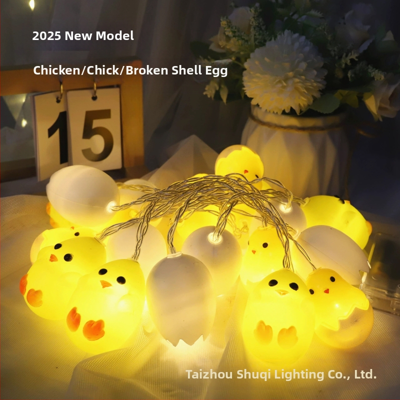 Великденски яйца моркови светлини за спалня празнична декорация креативни LED заек декоративни цветни светлини мигащи светлини