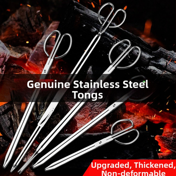 Nerūdijančio plieno ugnies žnyplės, sutankintos, dantytos, neslystančios, sanitarinės replės, sanitarijos, tualeto rinkiklis, buitinės, pamušalu dengtos, anglies pluošto žnyplės