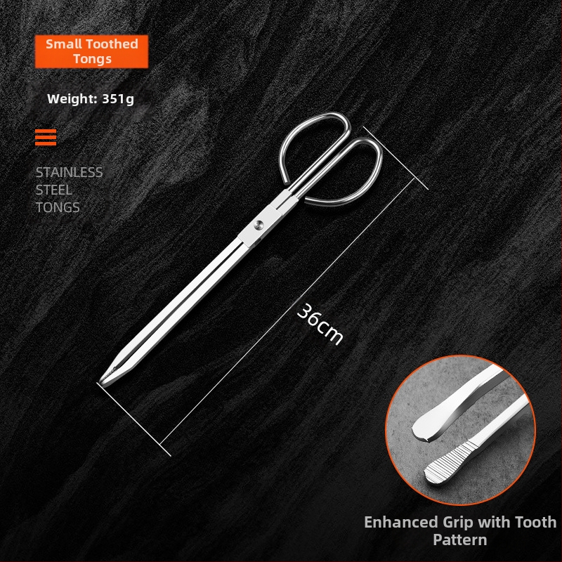 Nerūdijančio plieno ugnies žnyplės, sutankintos, dantytos, neslystančios, sanitarinės replės, sanitarijos, tualeto rinkiklis, buitinės, pamušalu dengtos, anglies pluošto žnyplės