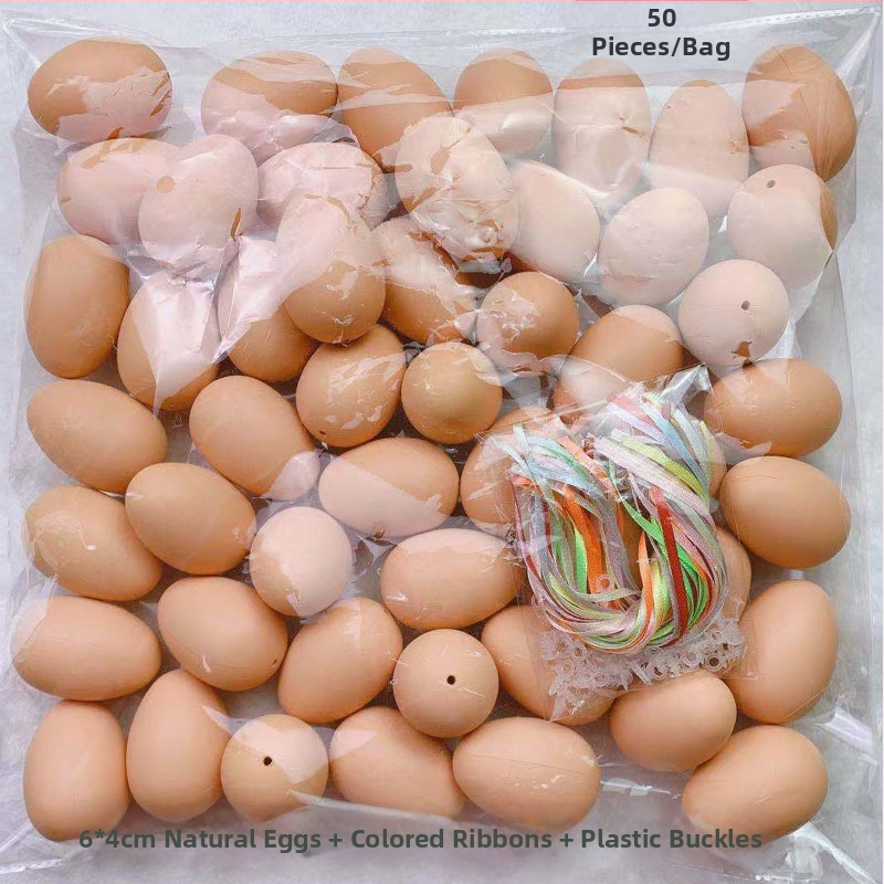 50 tükki valgeid värvilisi kunstmune, plastmassist munakoored, lasteaia käsitööna valminud graffiti lihavõttemunad