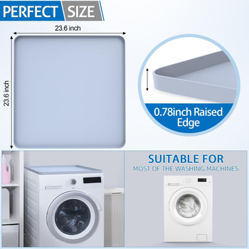 Naujas tarpvalstybinis silikoninis skalbimo mašinos apsauginis kilimėlis, skalbimo mašinos viršutinis laikymo kilimėlis, skalbimo mašinos kilimėlis