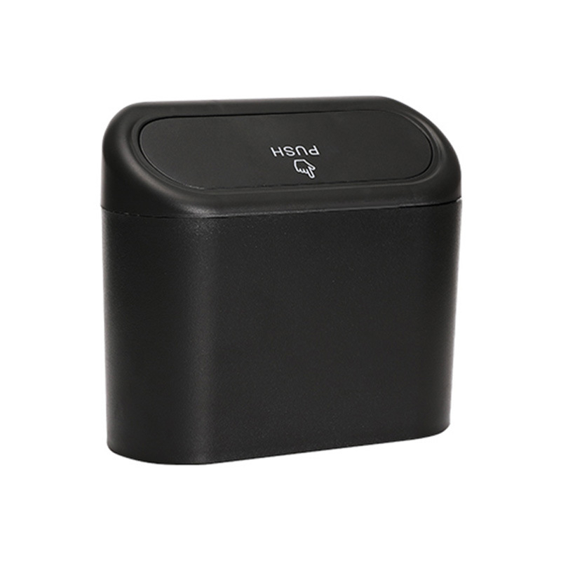 X388 Daugiafunkcinė automobilio šiukšliadėžė su pakabinamomis durelėmis, kibiras šiukšliadėžei