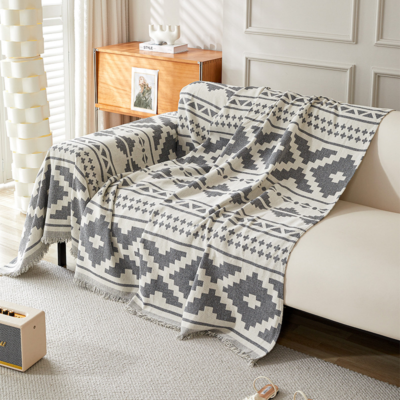 Kanapéhuzat, szövet törölköző, beépített betétekkel, skandináv kanapétakaró-huzat, all-inclusive univerzális huzat, porálló, univerzális minden évszakhoz