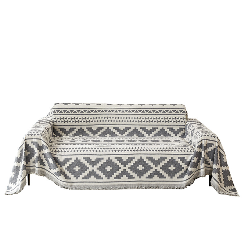 Kanapéhuzat, szövet törölköző, beépített betétekkel, skandináv kanapétakaró-huzat, all-inclusive univerzális huzat, porálló, univerzális minden évszakhoz