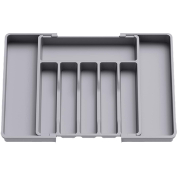 Νέο διασυνοριακό επεκτάσιμο δίσκο σκευών TEMU, επεκτάσιμο κουτί αποθήκευσης μαχαιριών και πιρουνιών, αναδιπλούμενο