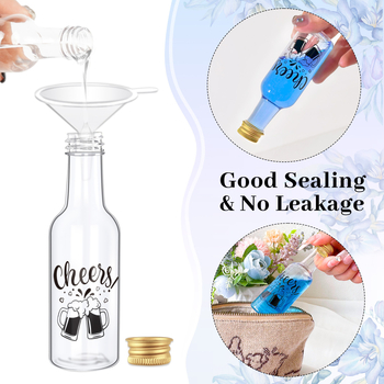 Tiesioginis gamyklinis 50 ml sulčių buteliukas iš „Amazon“ sprogimo mini buteliuko, pageidautinas kalėdinių vakarėlių dekoracijų buteliukas.