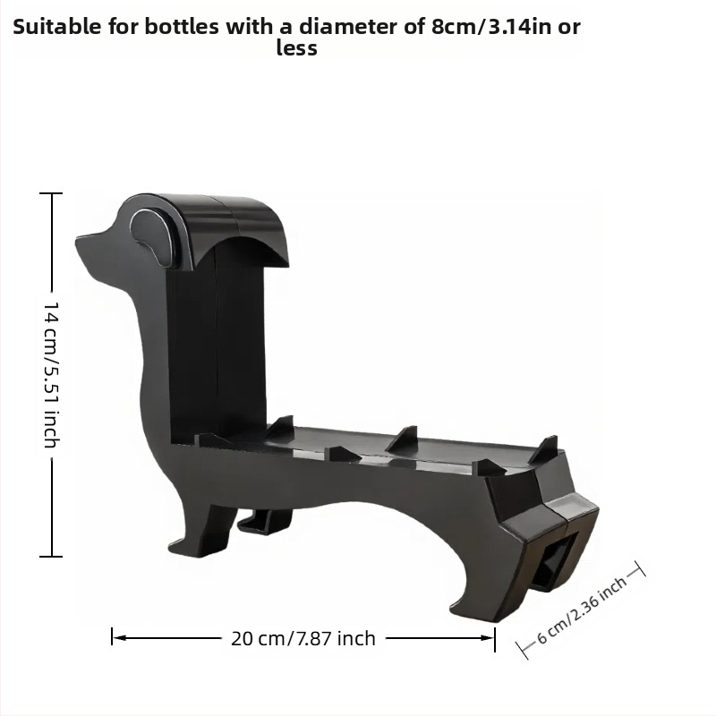 Трансграничен нов креативен държач за бутилка червено вино, поставка за бутилка за куче Wachshund, поставка за вино, поставка за червено вино, декорации за настолни компютри