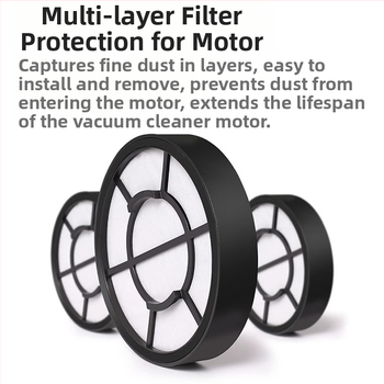 Vhodné pre horizontálny vstupný filter vysávača Midea VC16N1-FD, bavlnený filtračný prvok C5-L121D
