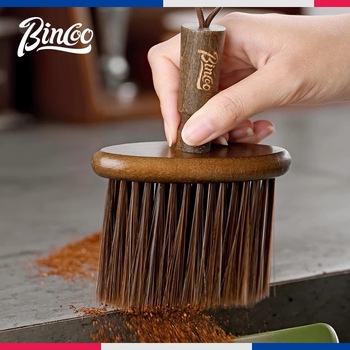 Bincoo kohvimasina hari kohvihari baarileti kohvipulbri puhastushari kohvitööriist räbupulbri puhastushari