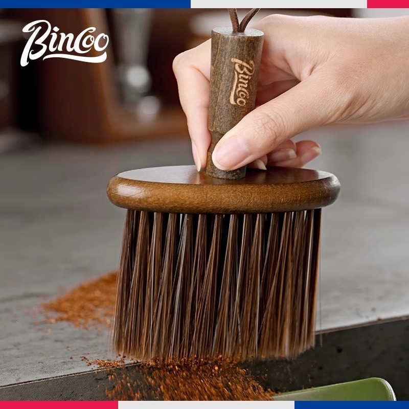 Bincoo kohvimasina hari kohvihari baarileti kohvipulbri puhastushari kohvitööriist räbupulbri puhastushari