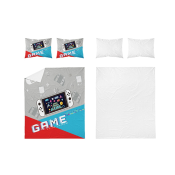 Tarpvalstybiniai „Amazon“ vaizdo žaidimų aparatų spausdinimo patalynės trijų dalių antklodės užvalkalų pagalvių užvalkalai 90 šlifavimo audinių gamintojai