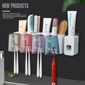 Dantų šepetėlių stovo rinkinys, daugiafunkcis dantų šepetėlio puodelis, buitinis dantų puodelis, burnos skalavimo skysčio puodelis, dantų pastos spaustukas be perforatoriaus, artefaktas