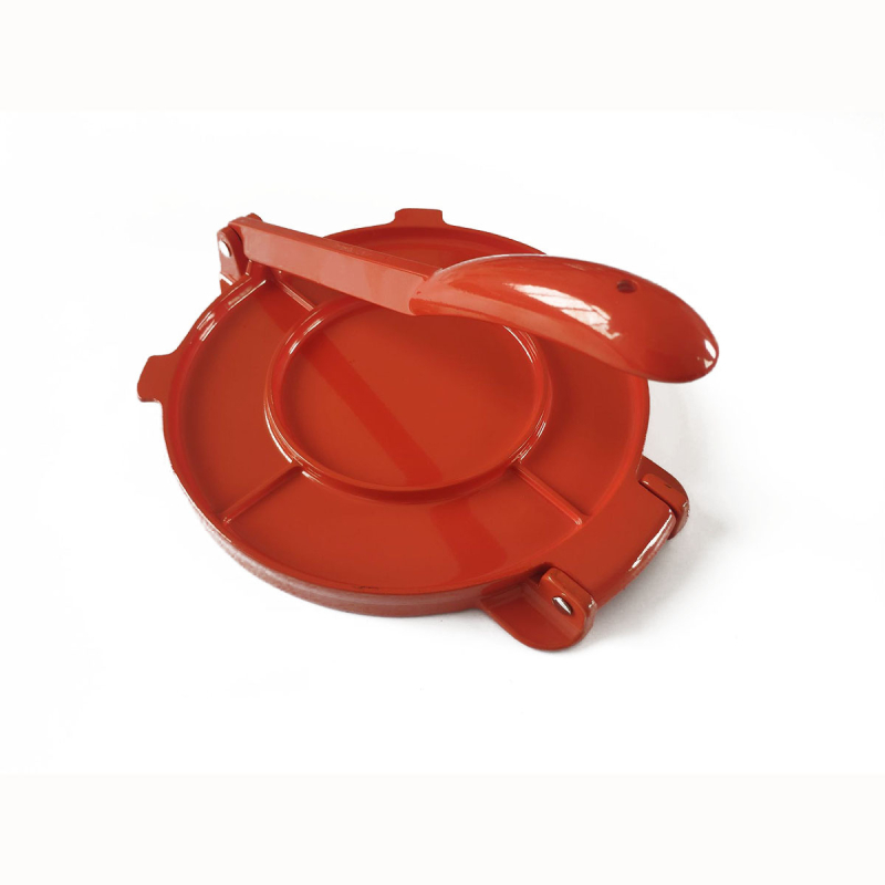 Karšto pardavimo įvairių spalvų 16,5 cm 20 cm tešlos presas aliuminio lydinio tortilijų presas