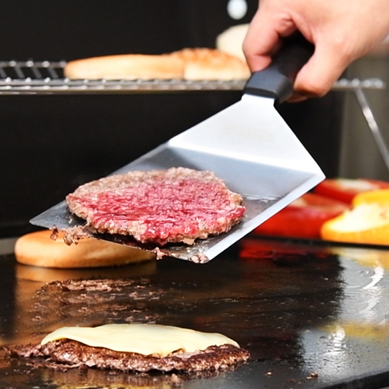 Piiriüleselt müüdavad grillitööriistad sobivad katkisele hamburgeriülikonnale, hamburgeripresspoti kaanega grillilabida maitsepudel