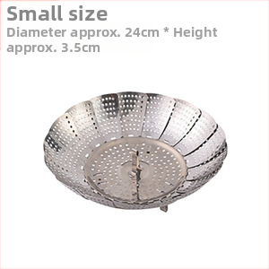 Nerūsējošā tērauda Lotus saliekamais tvaikonis trauks virtuves tvaikonis ievelkams ūdensizturīgs tvaikonis mājsaimniecības dārzeņu un augļu notecināšanas grozs