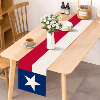 Stalo vėliavėlė Nepriklausomybės dienos Atminimo dienos spausdinimas Restorano salės pokylių dekoravimas temu AliExpress Amazon Cross Border Wholesale