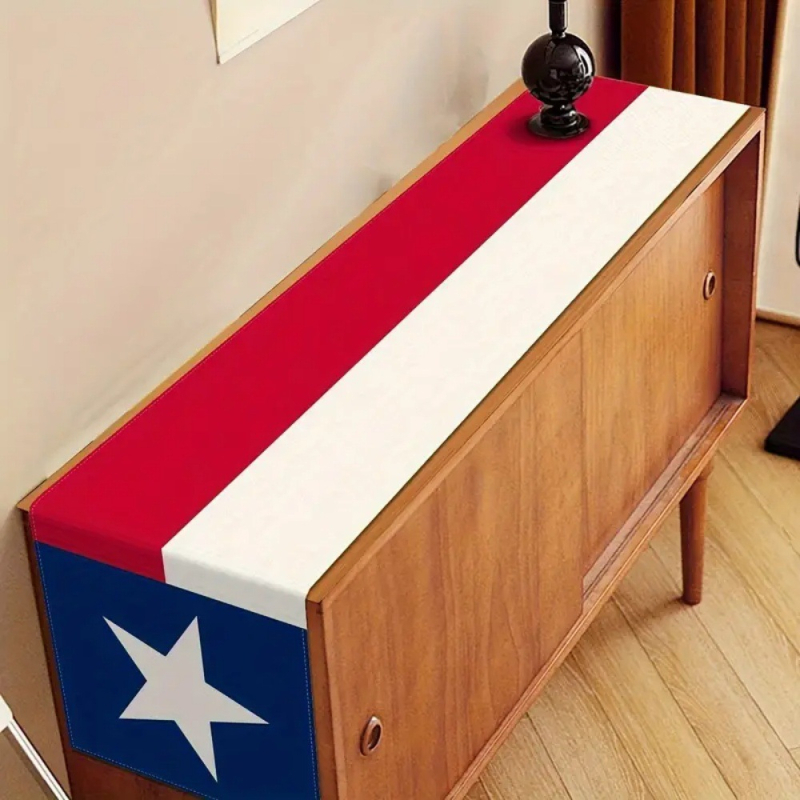 Stalo vėliavėlė Nepriklausomybės dienos Atminimo dienos spausdinimas Restorano salės pokylių dekoravimas temu AliExpress Amazon Cross Border Wholesale