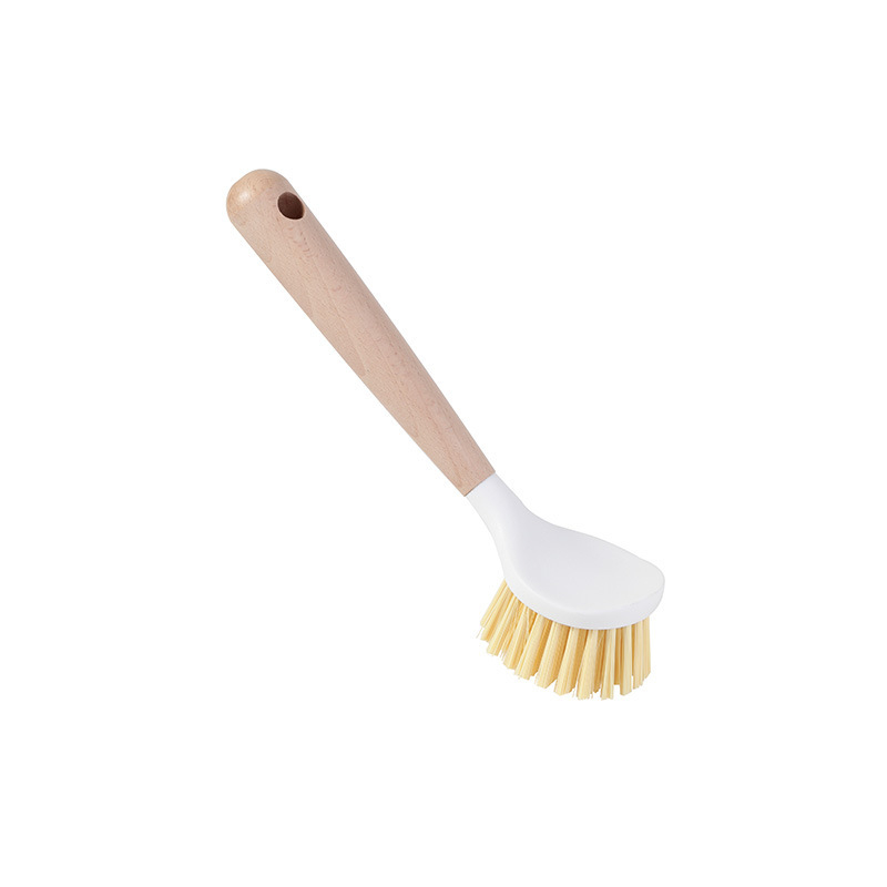 Ξύλινη βούρτσα πλύσης κατσαρόλας με μακριά λαβή που δεν λυγίζει για να καθαρίσει βούρτσα κατσαρόλας οικιακή κουζίνα αντικολλητική βούρτσα πλύσης κατσαρόλας τεχνούργημα πλύσης κατσαρόλας