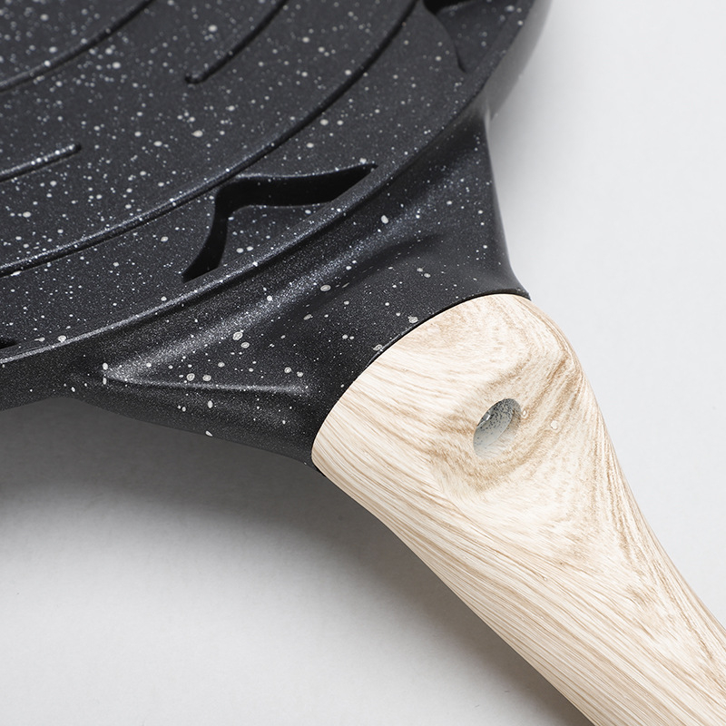 Praepann, piiriülene südamekujuline mittenakkuva panniga, hommikusöögi küpsetuspann, lameda põhjaga plaat, grillplaat, gaasipliit, induktsioonpliit, Banji pott, hulgimüük