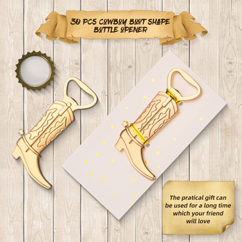 Ευρωπαϊκά παπούτσια για άνοιγμα μπουκαλιών, τελετή γάμου, μικρό δώρο, μπότες από κράμα καουμπόη, χρυσό ανοιχτήρι μπουκαλιών μπύρας