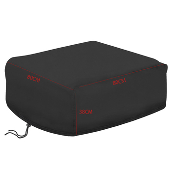 Lauko Oksfordo audinio kempingo stogo oro kondicionieriaus uždangalas, RV stogo oro kondicionieriaus apsauginis uždangalas, atsparus saulei, atsparus lietui, dulkėms