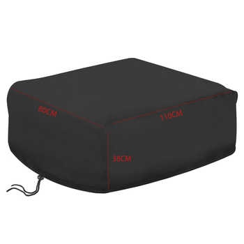 Lauko Oksfordo audinio kempingo stogo oro kondicionieriaus uždangalas, RV stogo oro kondicionieriaus apsauginis uždangalas, atsparus saulei, atsparus lietui, dulkėms